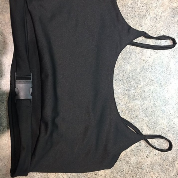 Black Crop Top - Picture 2 of 2